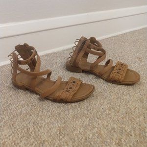 Strappy Tan Sandals